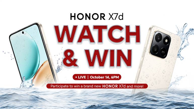 HONOR X7d Watch and Win