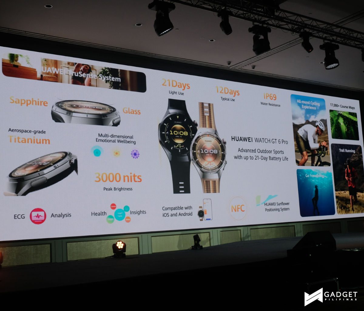 HUAWEI Watch GT 6 series PH launch Watch GT 6 Pro highlights