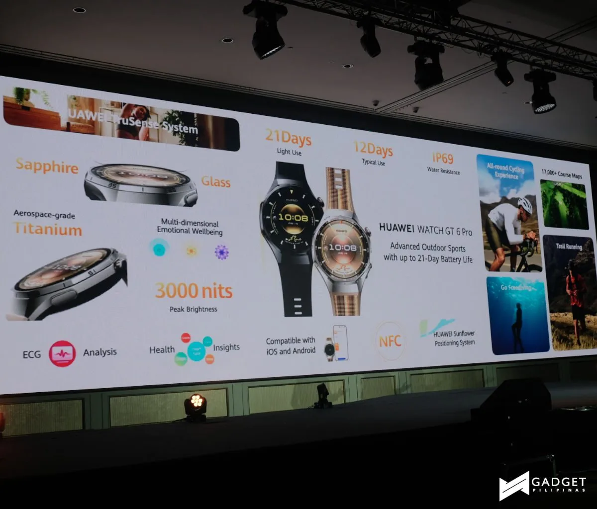 HUAWEI Watch GT 6 series PH launch Watch GT 6 Pro highlights