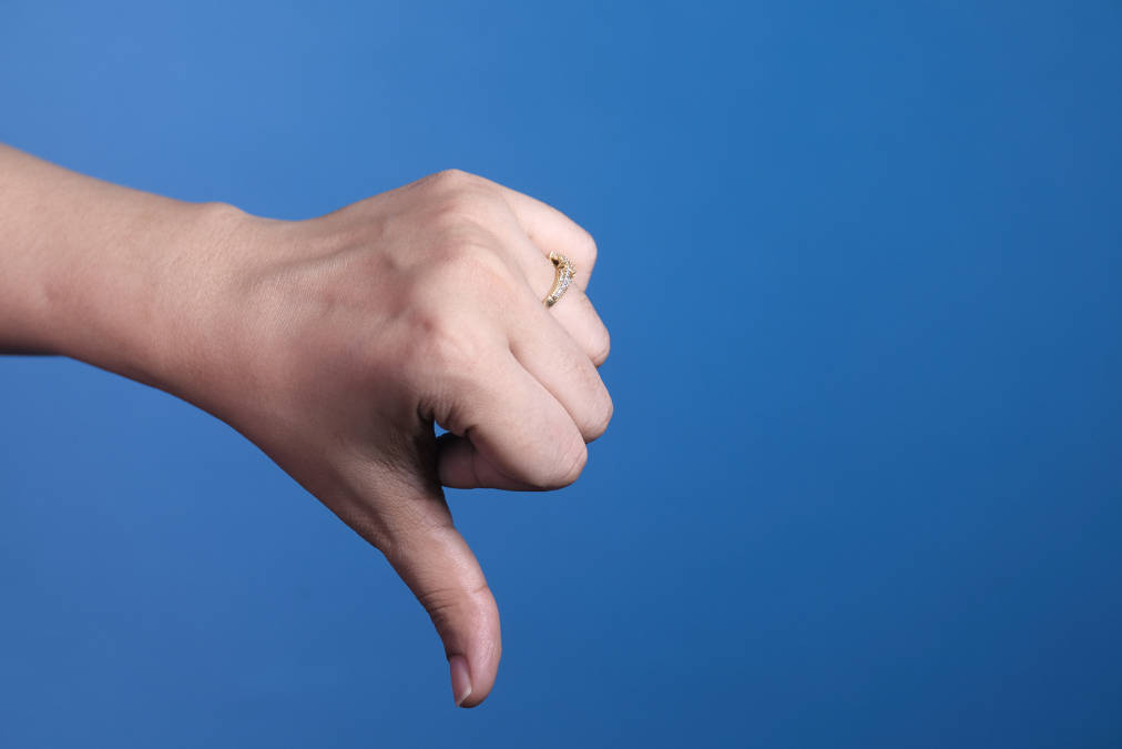 facebook downvote button testing