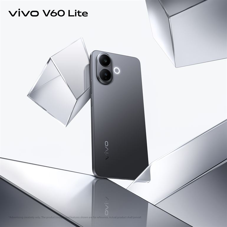 vivo V60 Lite in Elegant Black