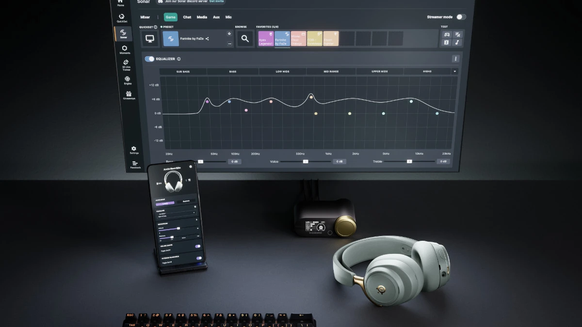 SteelSeries Arctis Nova Elite PH launch switching