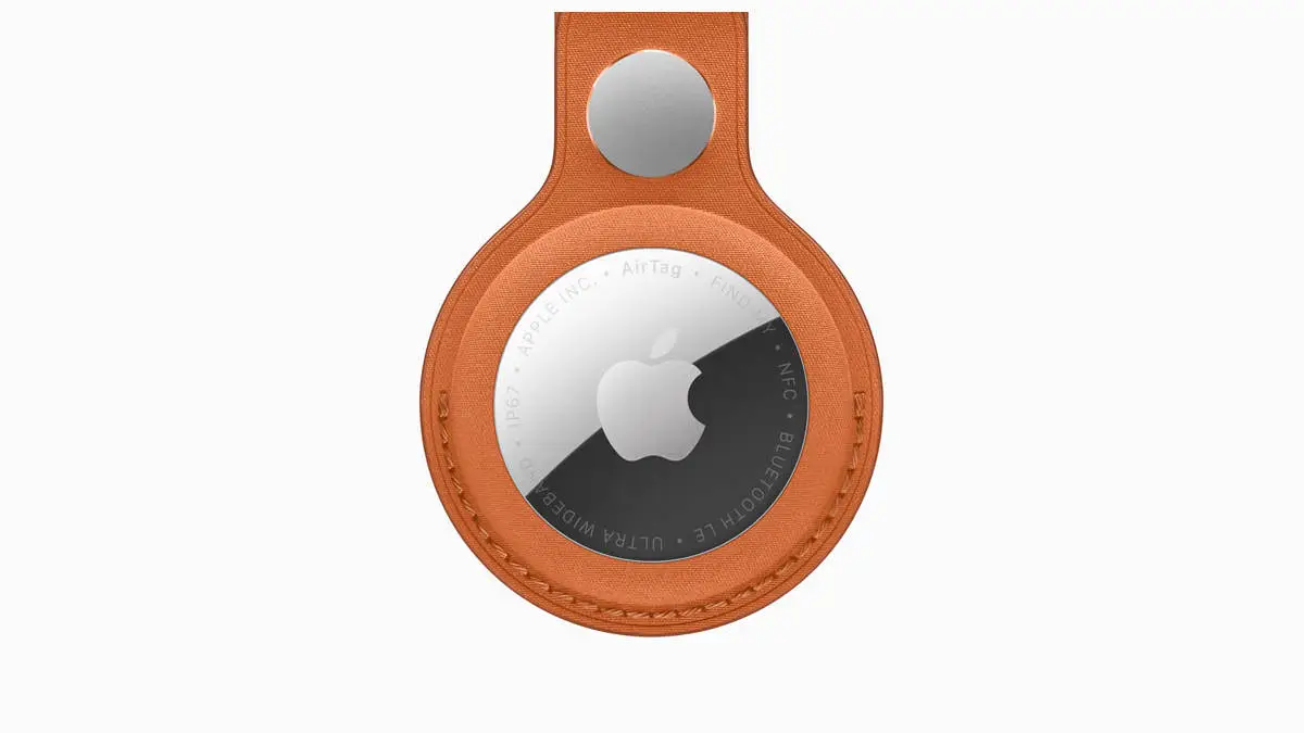 Apple AirTag FineWoven Key Ring inline