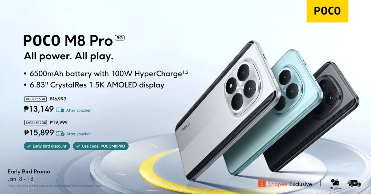 POCO M8 series PH launch POCO M8 Pro 5G price
