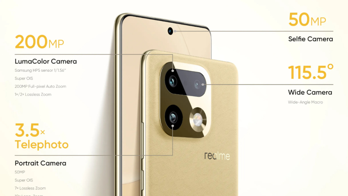 realme 16 Pro series India launch camera