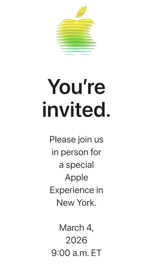 Apple Experience invite 2