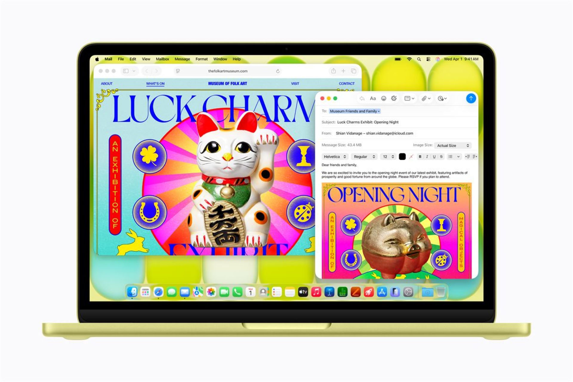 Apple MacBook Neo multitasking browsing web and answering emails 260304