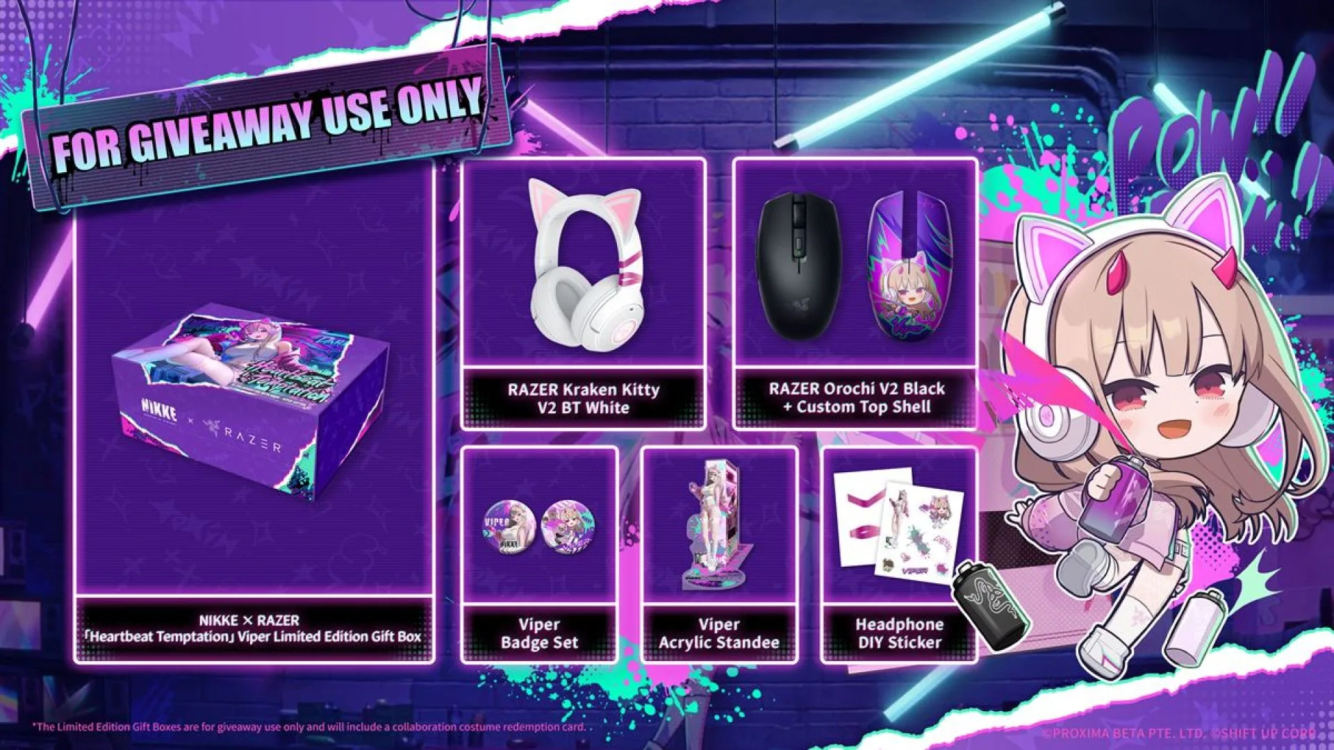 GODDESS OF VICTORY NIKKE x Razer Collab Box