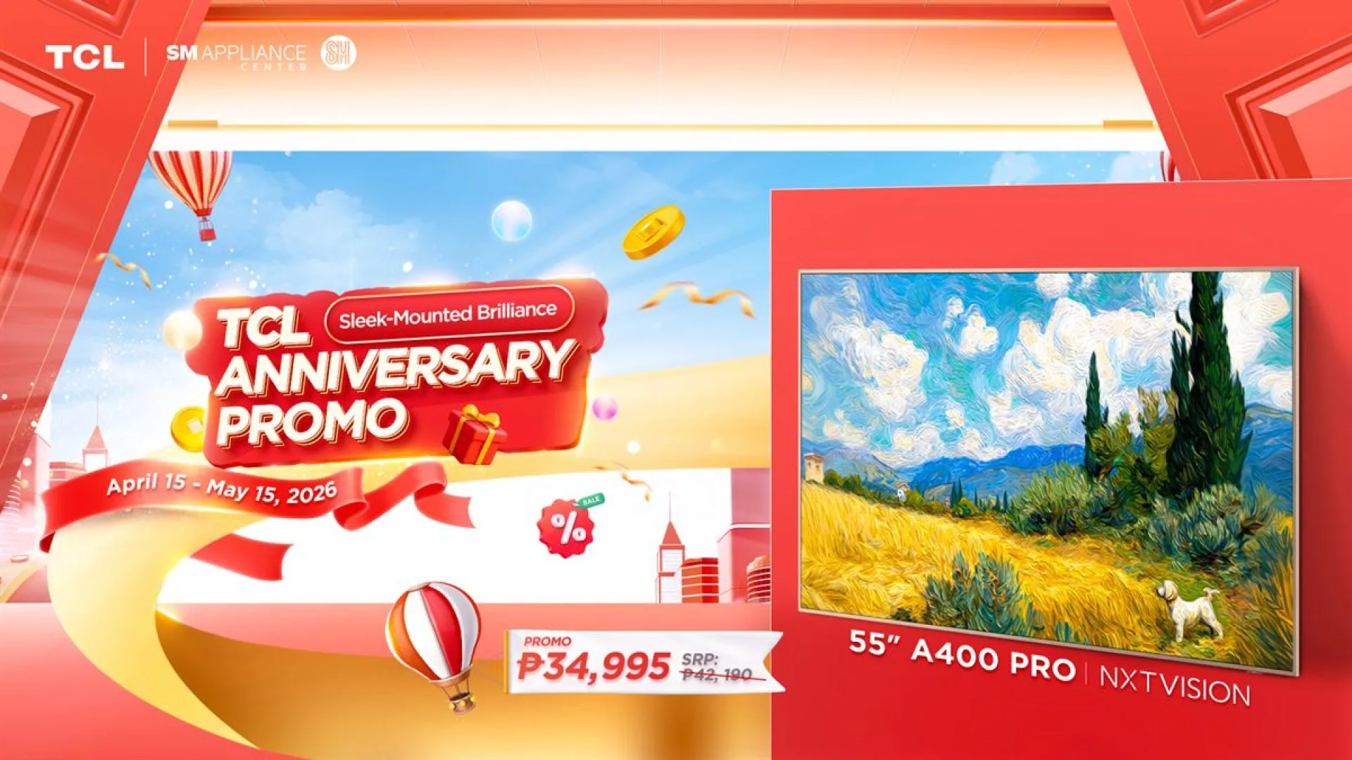 TCL Promo 55 A400 Pro Nxtvision at SM