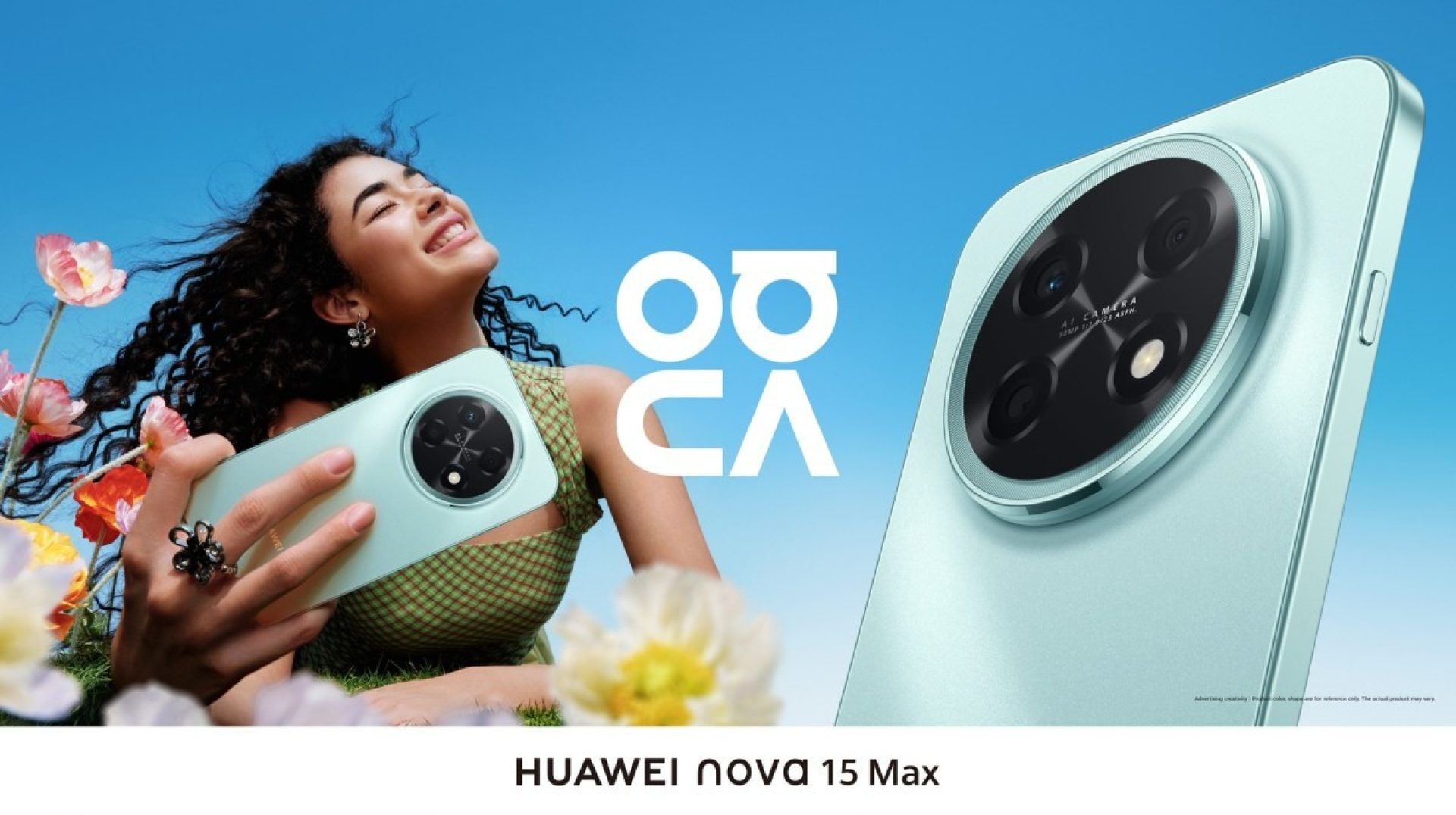 HUAWEI nova 15 Max teaser blue