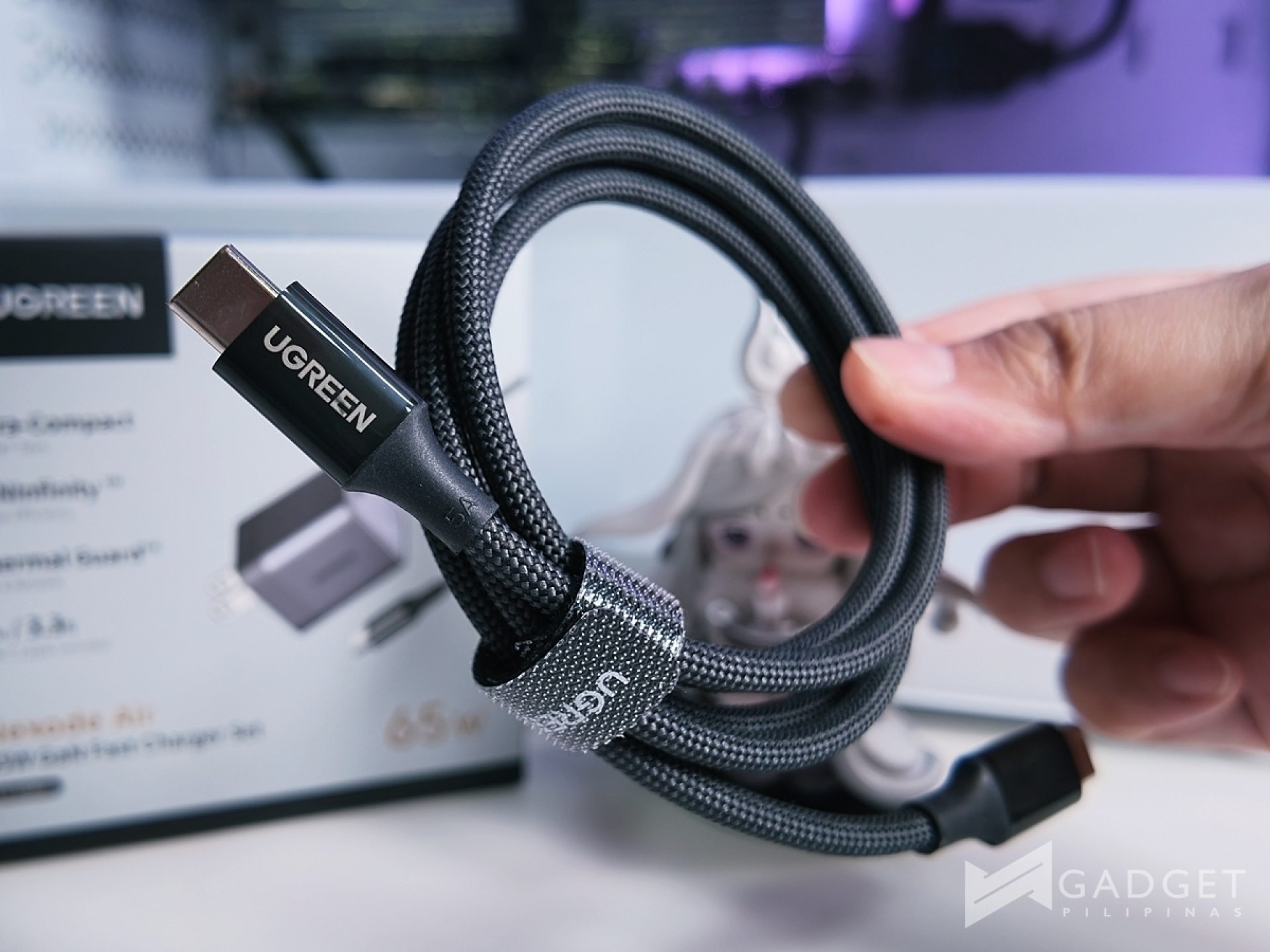 UGreen Nexode Air 65W GaN Fast Charger Review 100W Cable