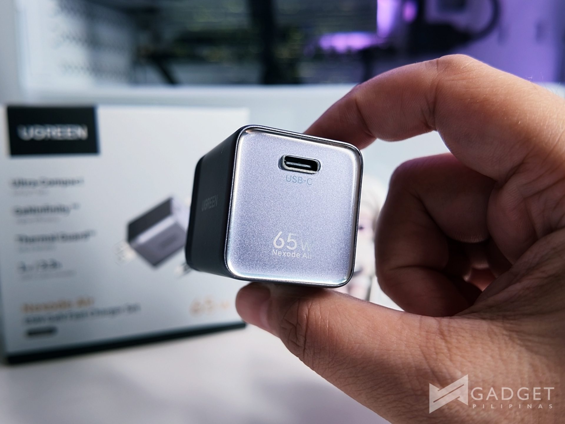 UGreen Nexode Air 65W GaN Fast Charger Review USB C Port