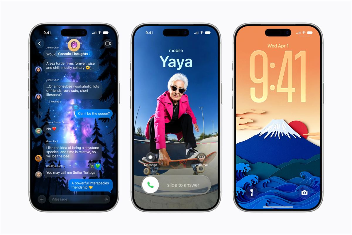 Apple Intelligence Image Playground Messages and Contact Poster and Lock Screen 260608