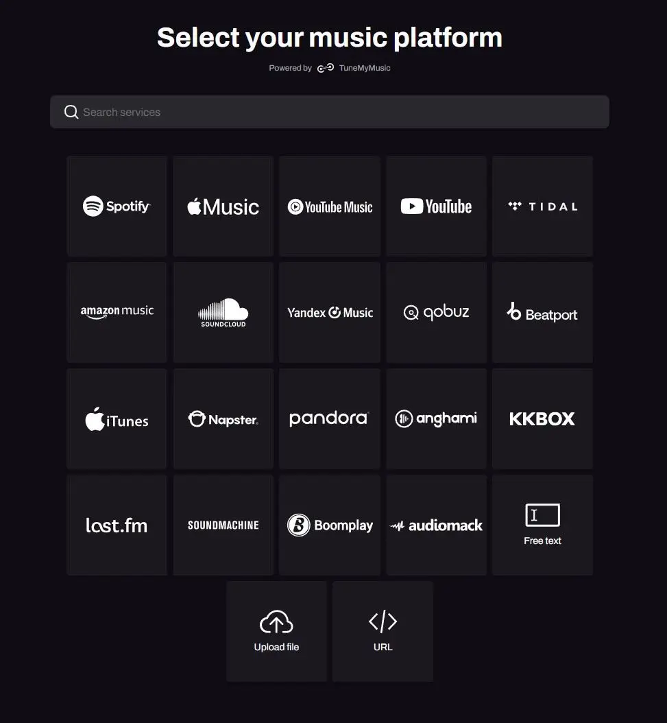 Deezer Scan My Playlists 2