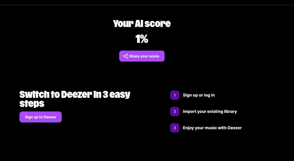 Deezer Scan My Playlists 4