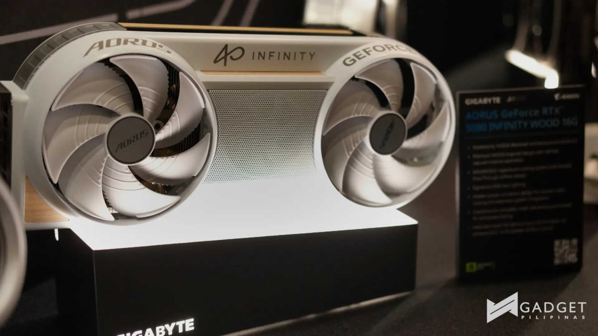 GIGABYTE AORUS GeForce RTX 50 INFINITY series Computex 2026 AORUS GeForce RTX 5080 INFINITY WOOD 18G