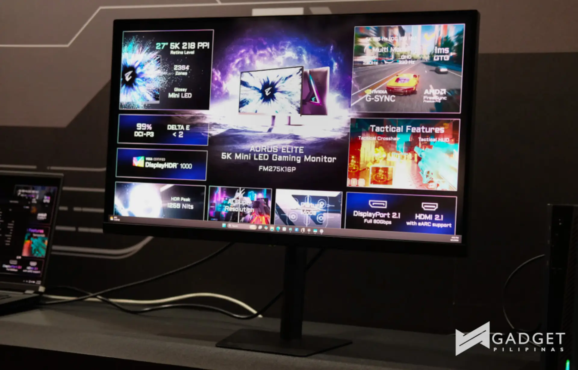 GIGABYTE Enter Infinity Computex 2026 AORUS ELITE FM275K16P gaming monitor