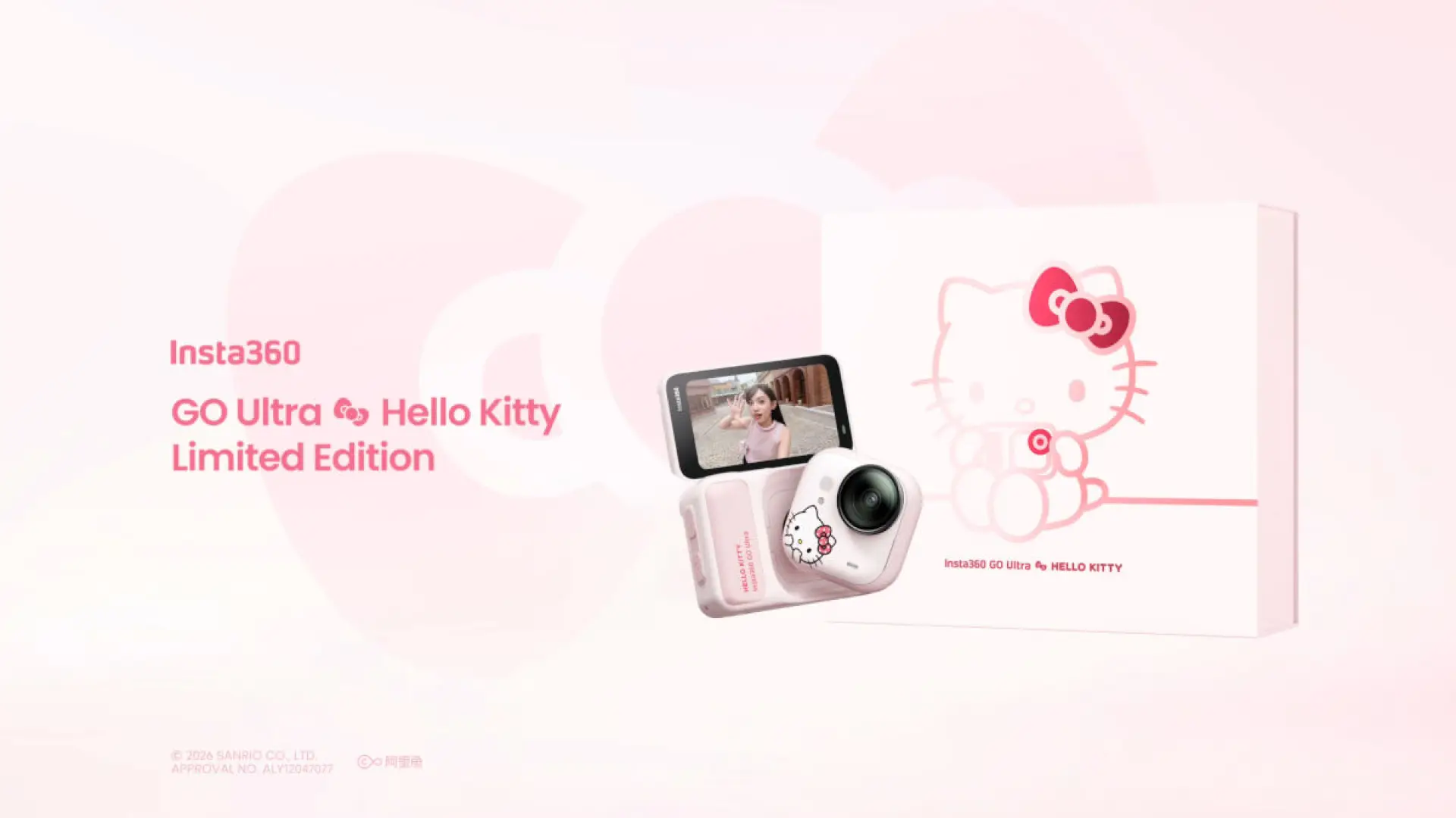 Insta360 GO Ultra x Hello Kitty Limited Edition 1