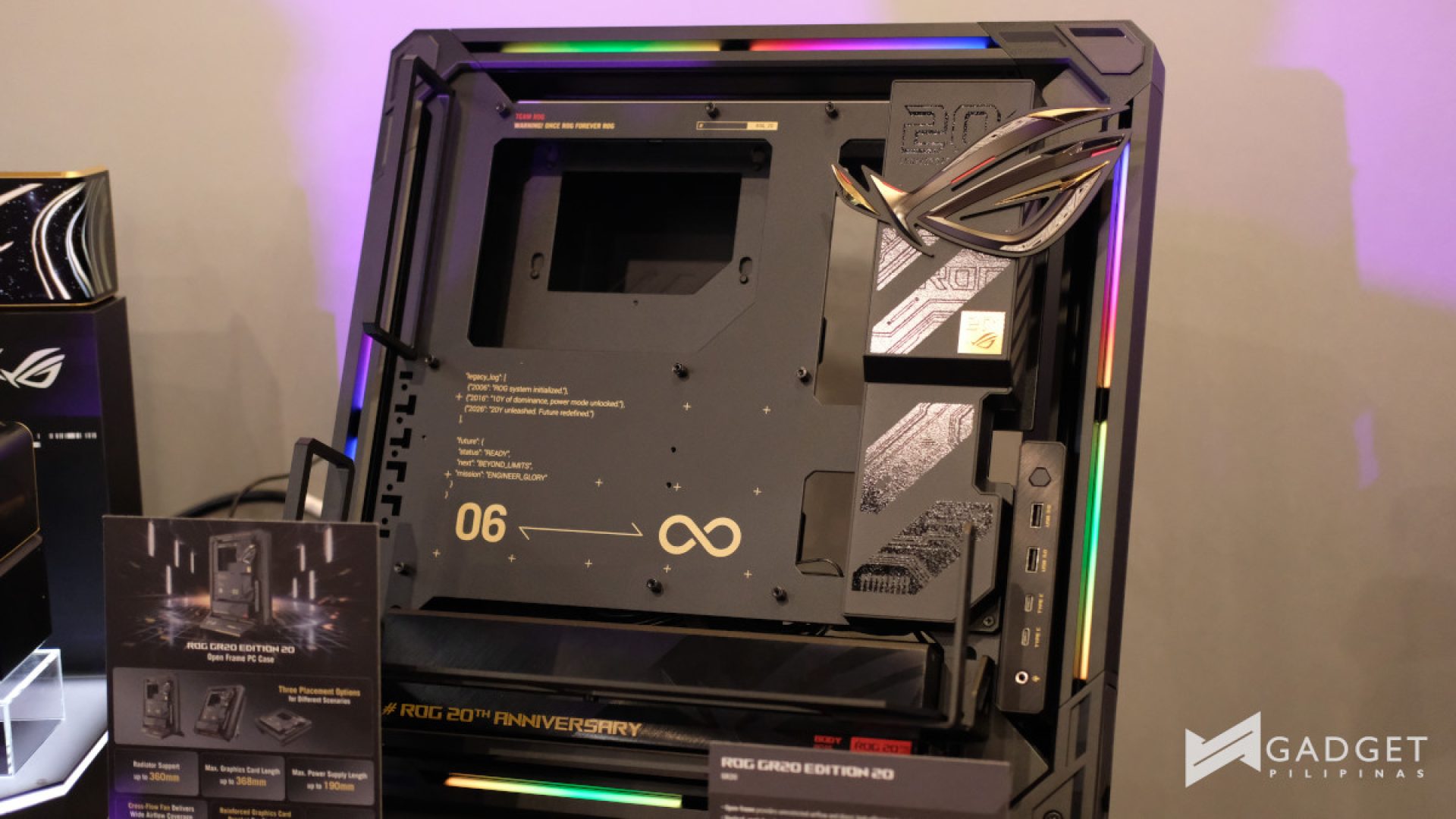 ROG Edition 20 series Computex 2026 components ROG GR20 Edition 20