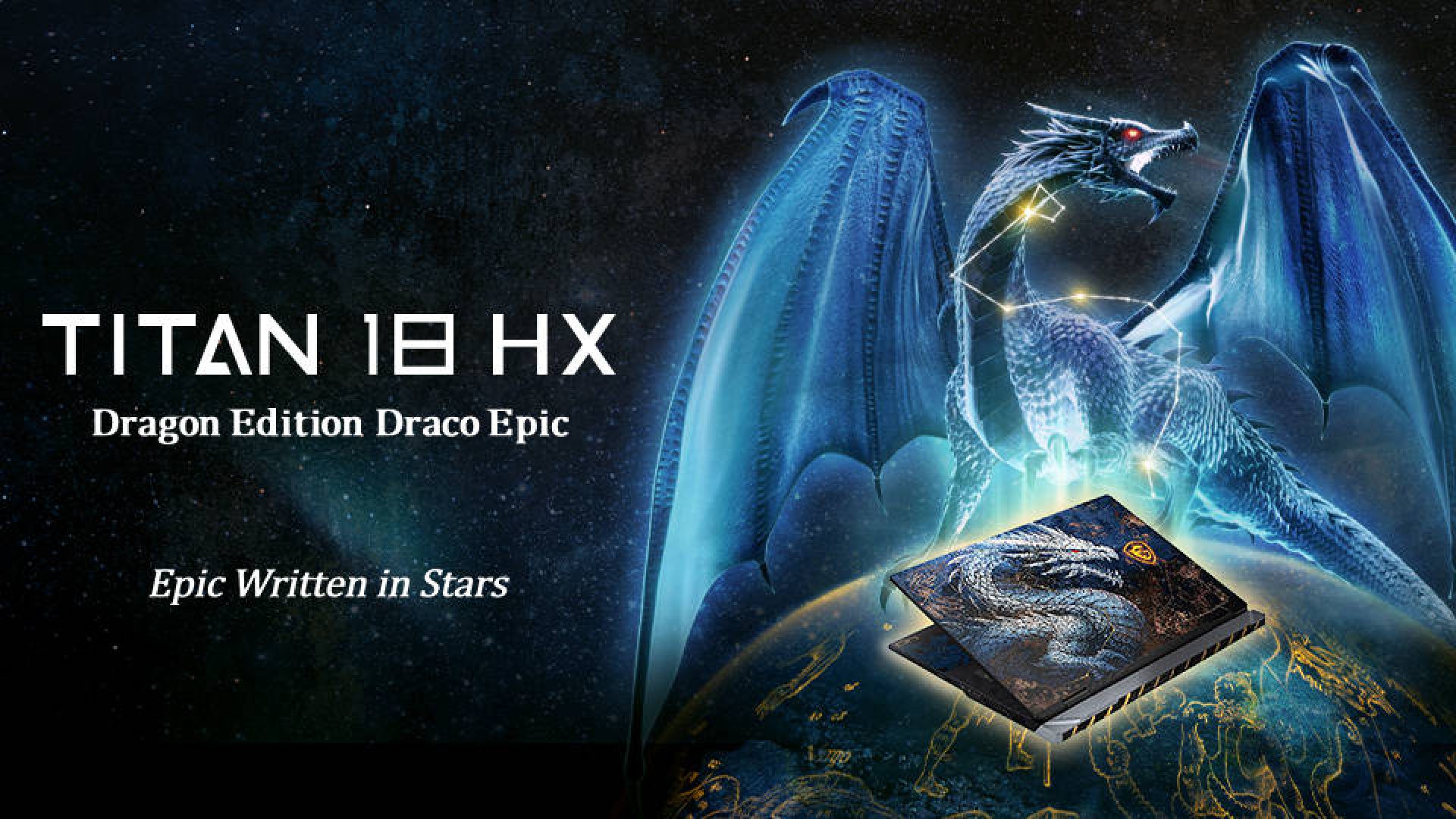 MSI Titan 18 HX Dragon Edition Draco Epic Keyvisual