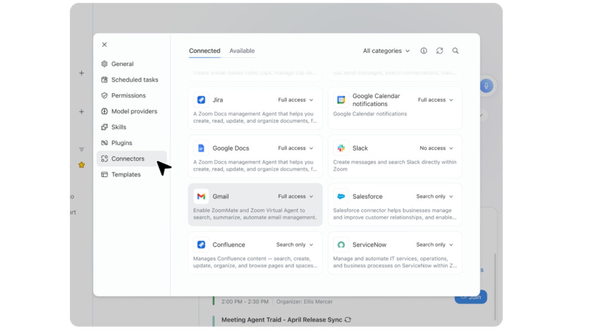 Zoom ZoomMate launch capabilities