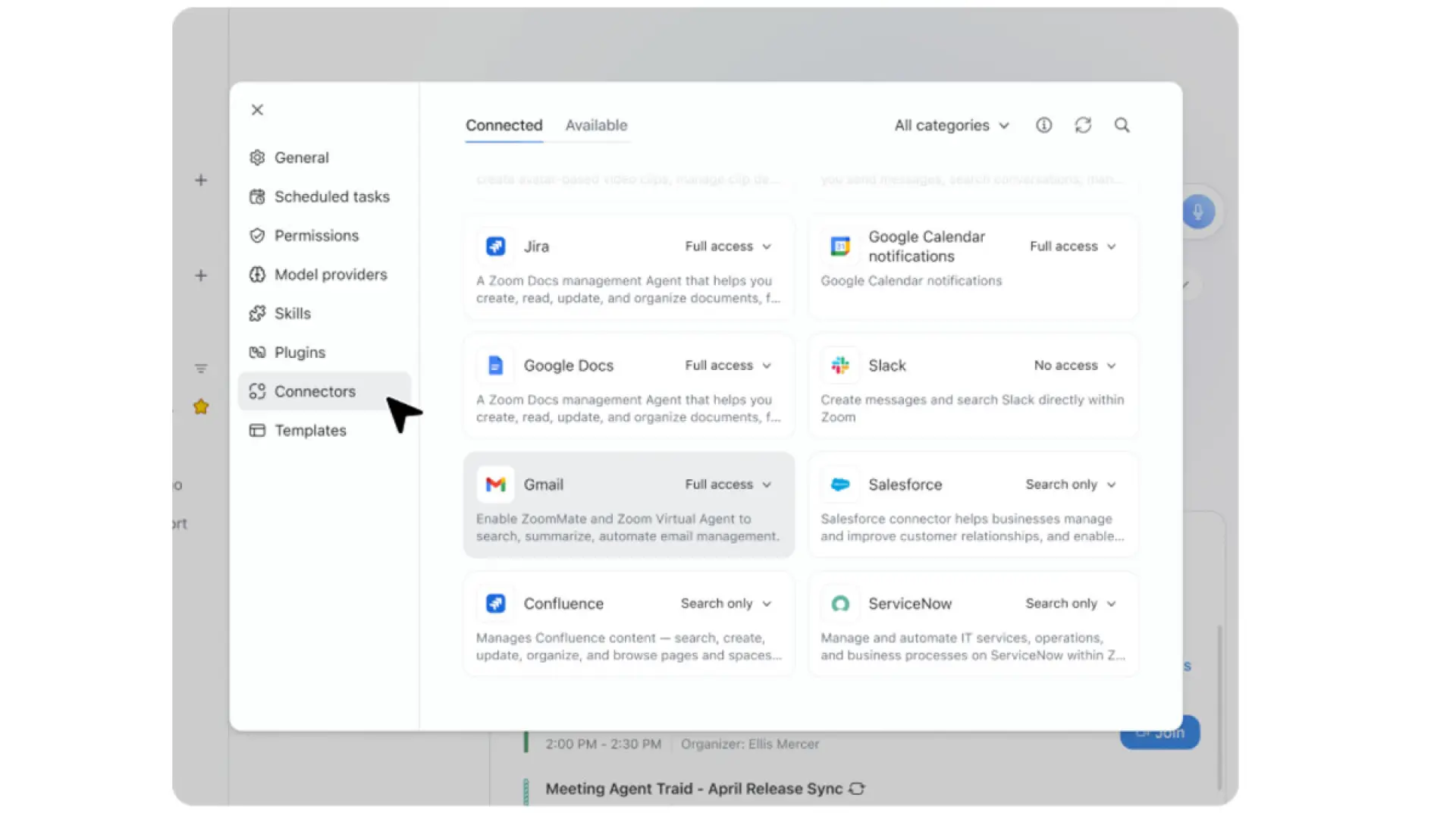 Zoom ZoomMate launch capabilities