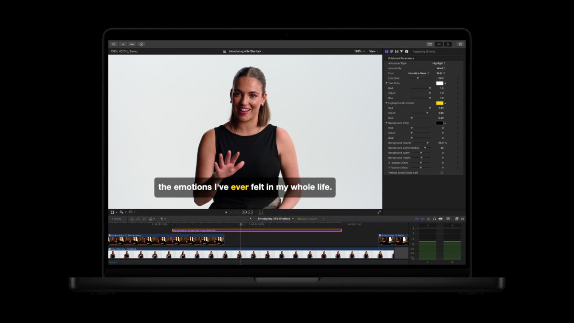 Apple Creator Studio update Generate Captions