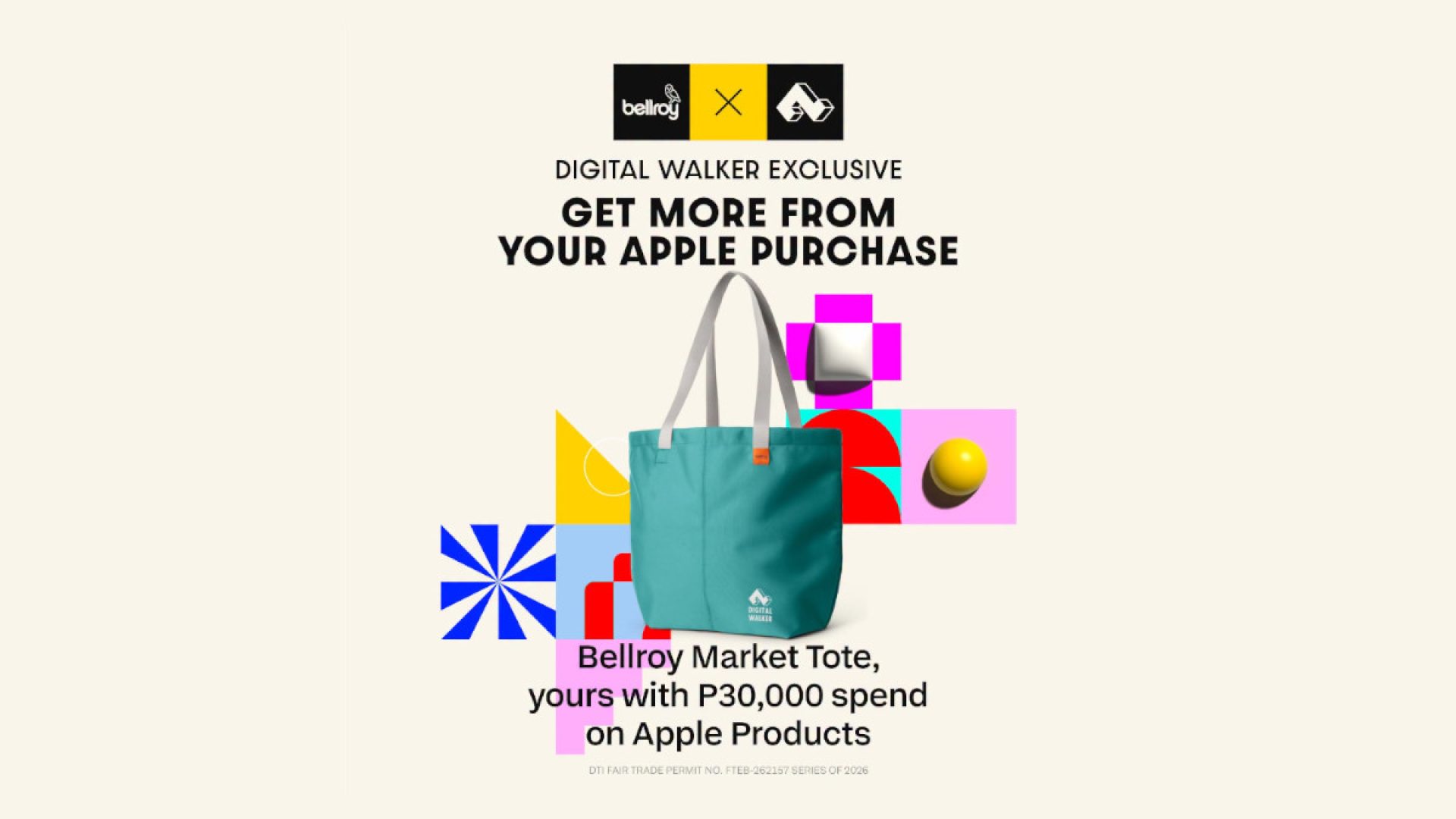 Digital Walker Offers a Bellroy Market Tote with An Apple Purchase