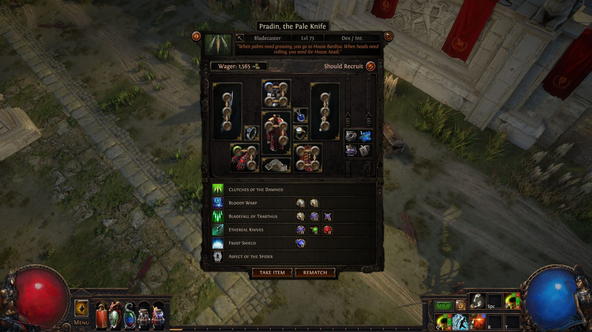 Mercenary UI