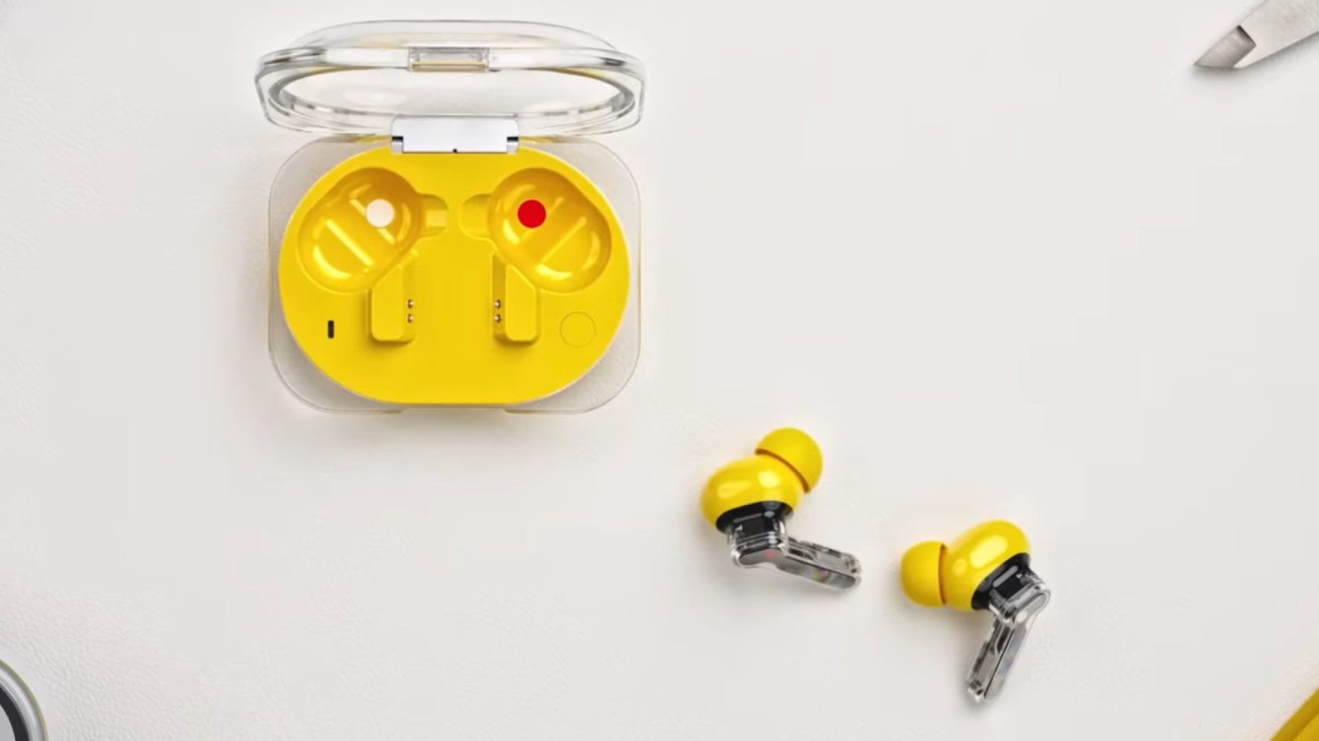 Nothing Ear (3a) launch yellow 3