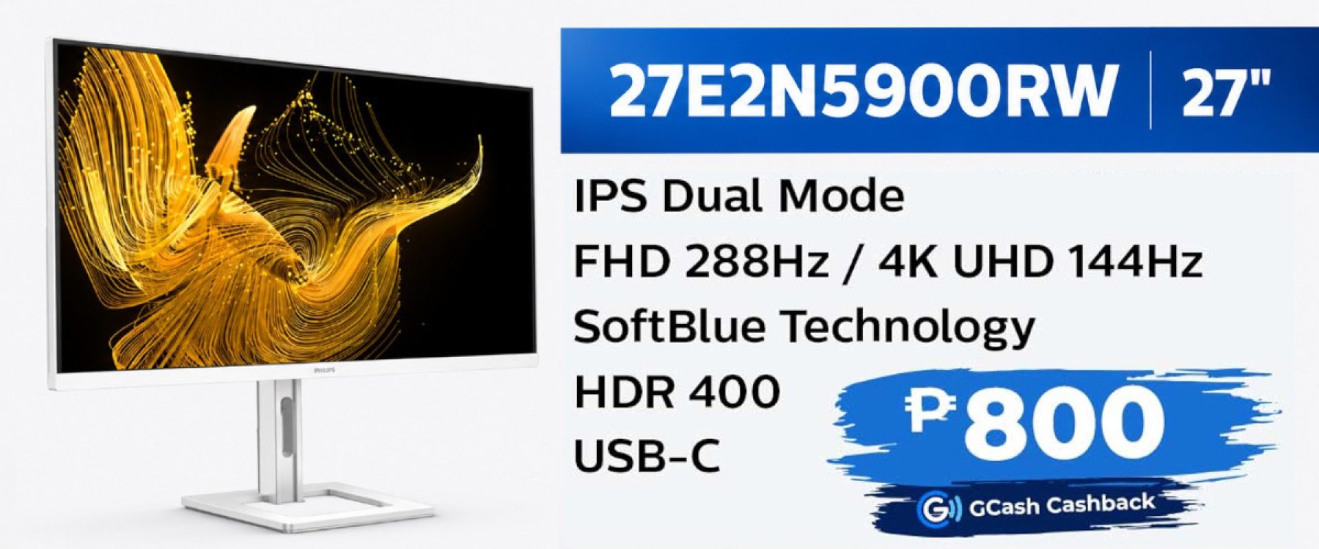 Philips Back to school 2026 promo 27E2N5900RW