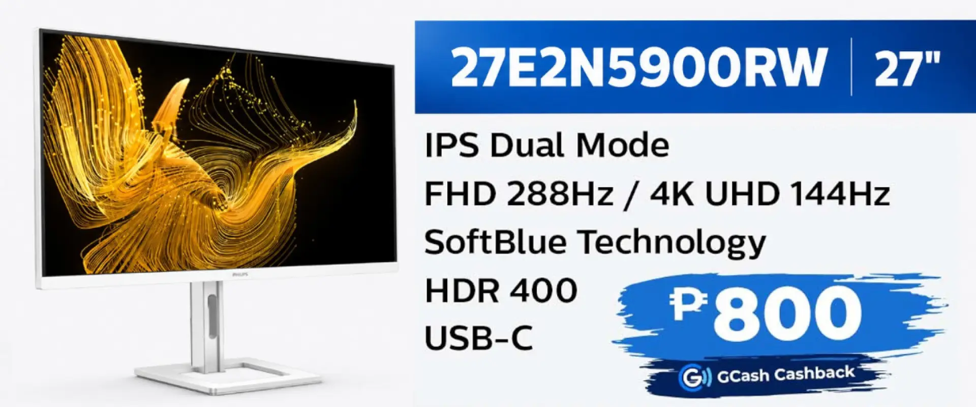 Philips Back to school 2026 promo 27E2N5900RW