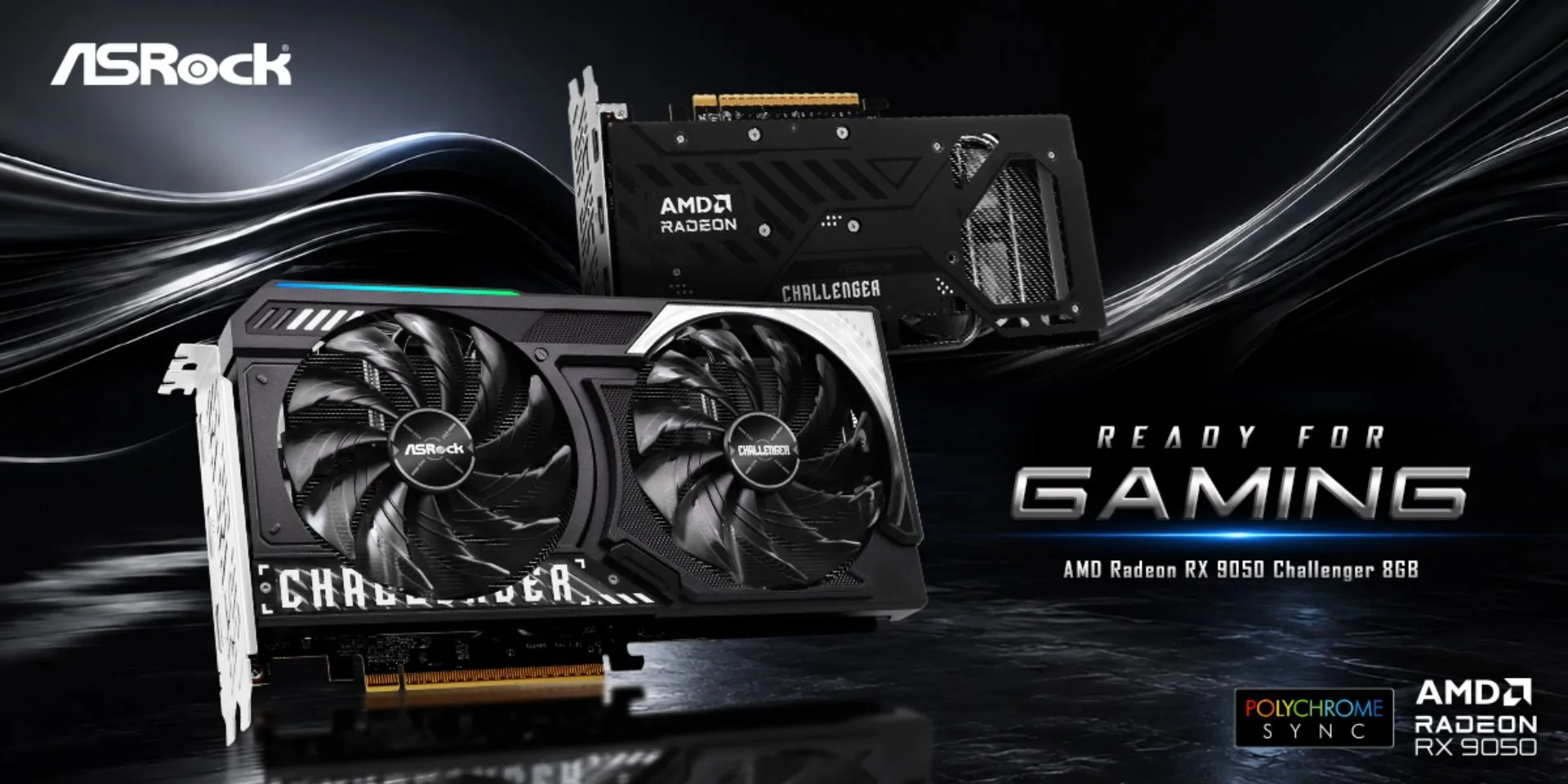 amd asrock radeon rx 9050 challenger 8gb ph